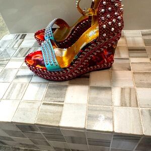 Christian loubouiton platform shoes